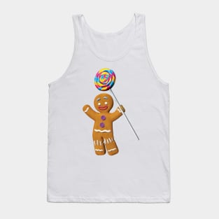 Gingerbread With Lollypop Tank Top